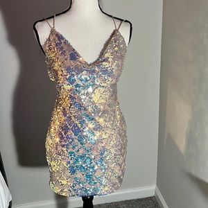 WINDSOR Unicorn Sequined Dress - Size 3/4